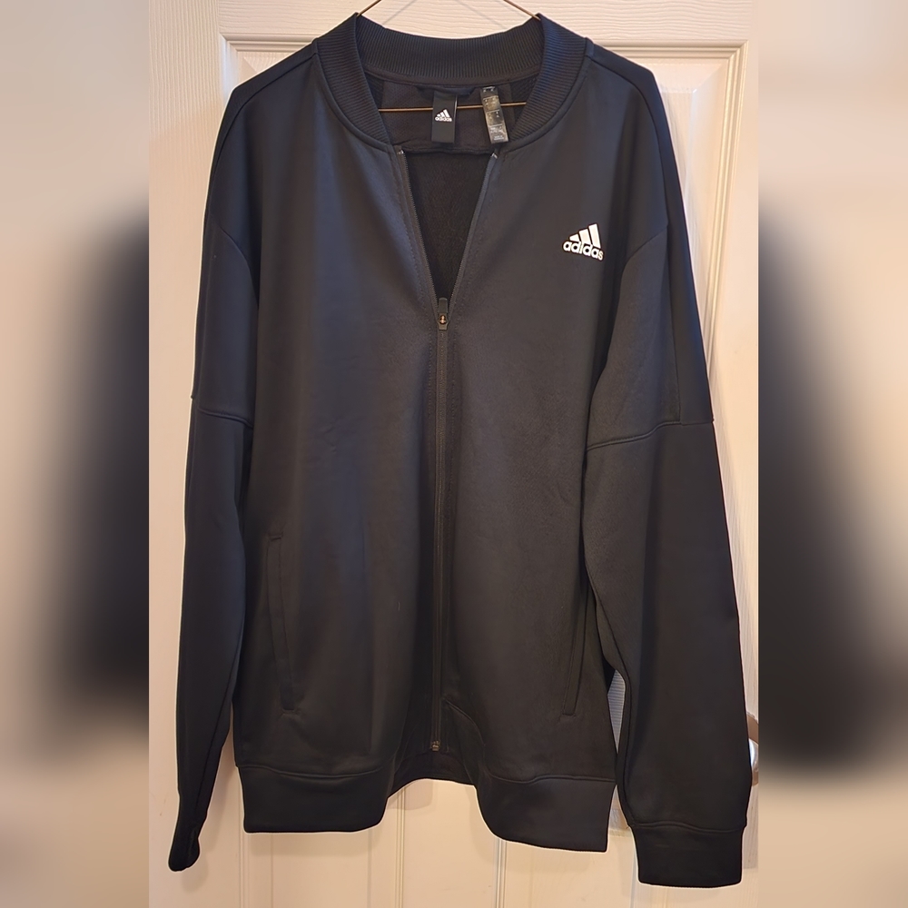 Adidas ClimaWarm XL full-zip jacket, black
